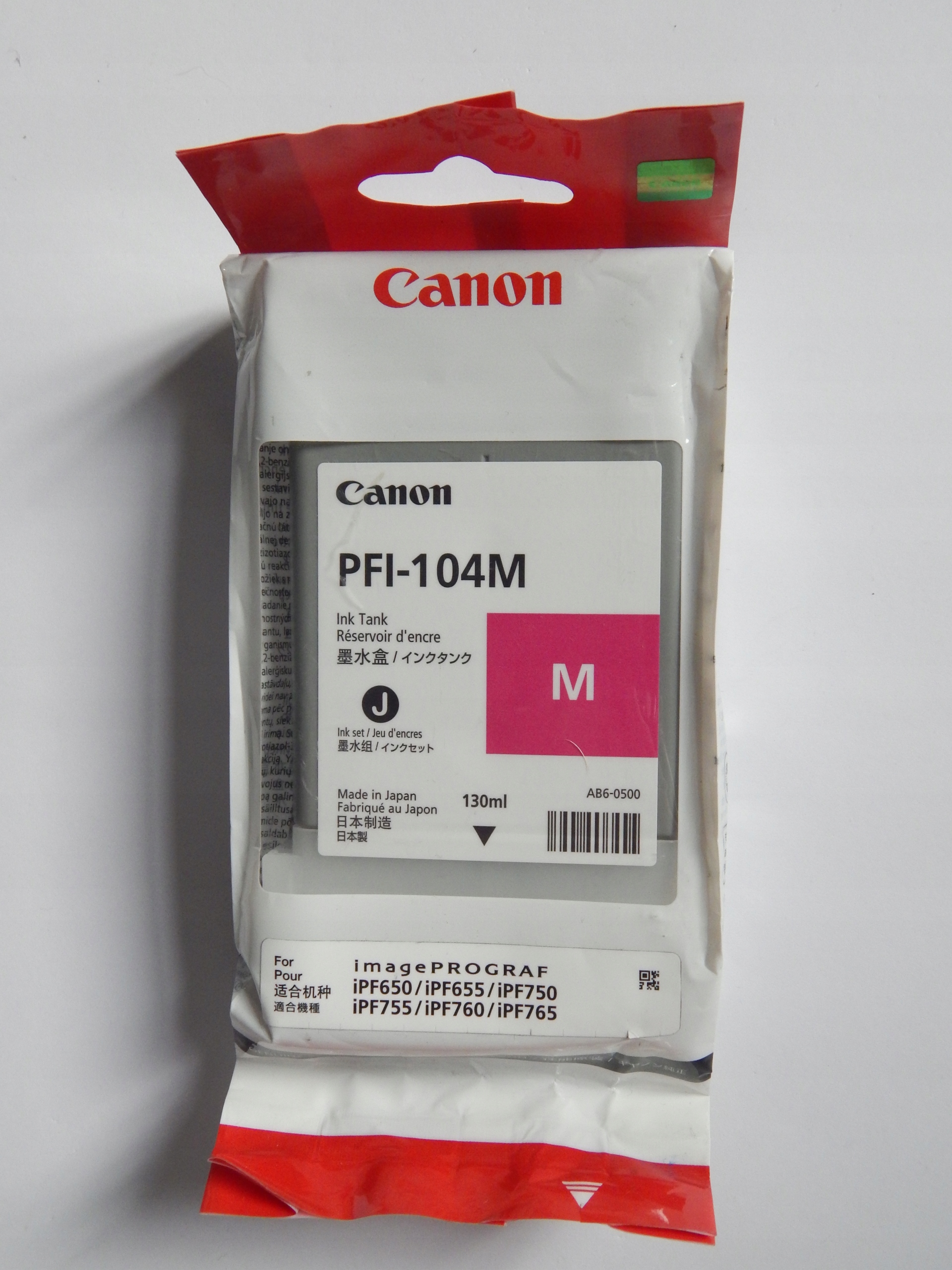 Tusz Canon PFI104M magenta (purpurový) 3631B001 iPF650 iPF760 iPF765