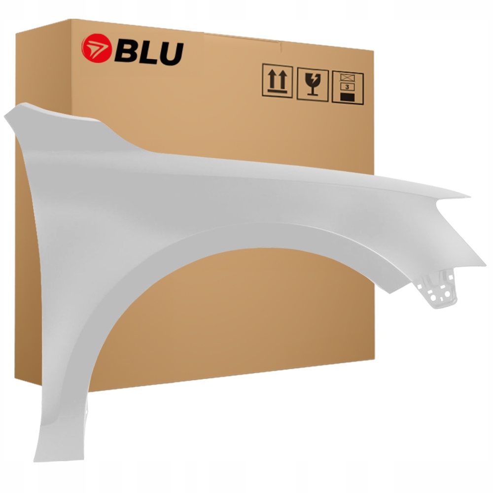 Blu Blatník Vw Jetta VI 6 LA7W pravý stříbrný 10-18 přední ReflexSilber