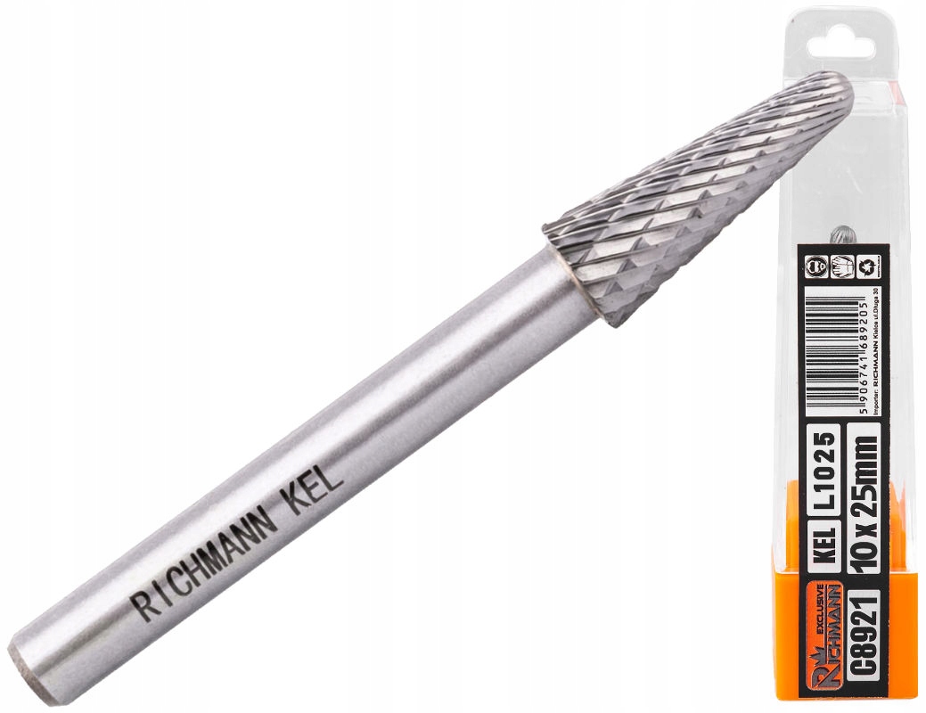 

Frez Do Metalu Stożek 10X25mm 6mm C8921 Richmann