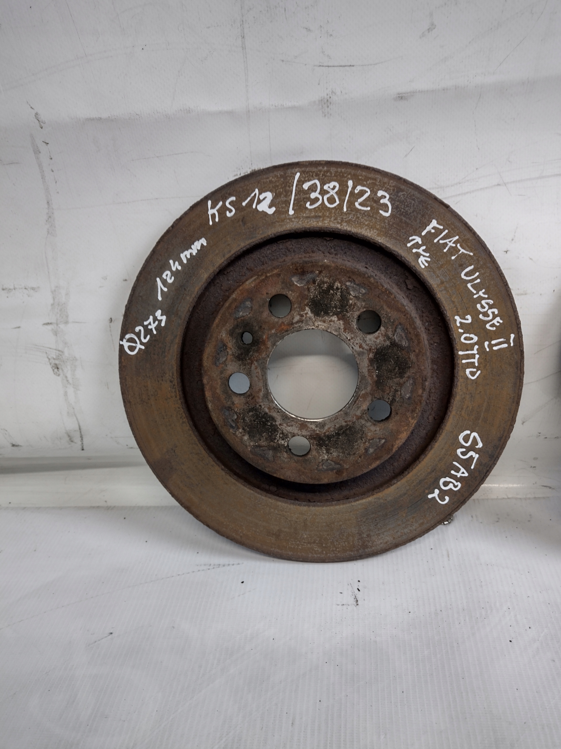 rear. discs brake Fiat Ulysse II 2,0 JTD