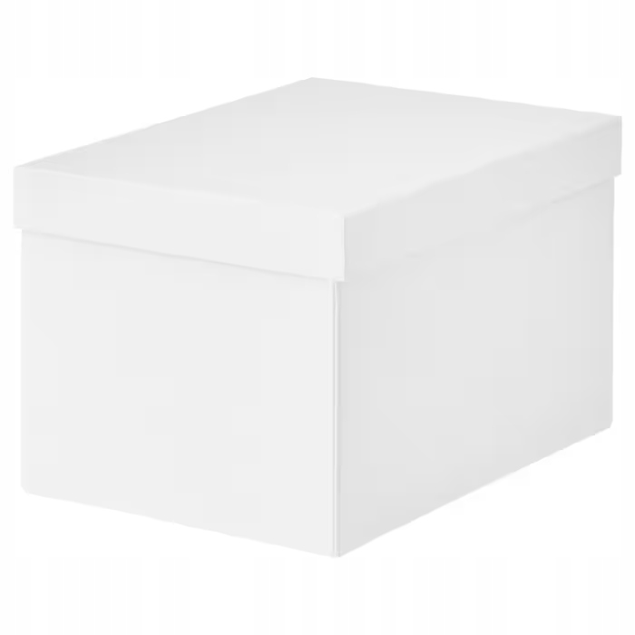 

Ikea pojemnik Tjena z pokrywką Biały 18x25x15cm