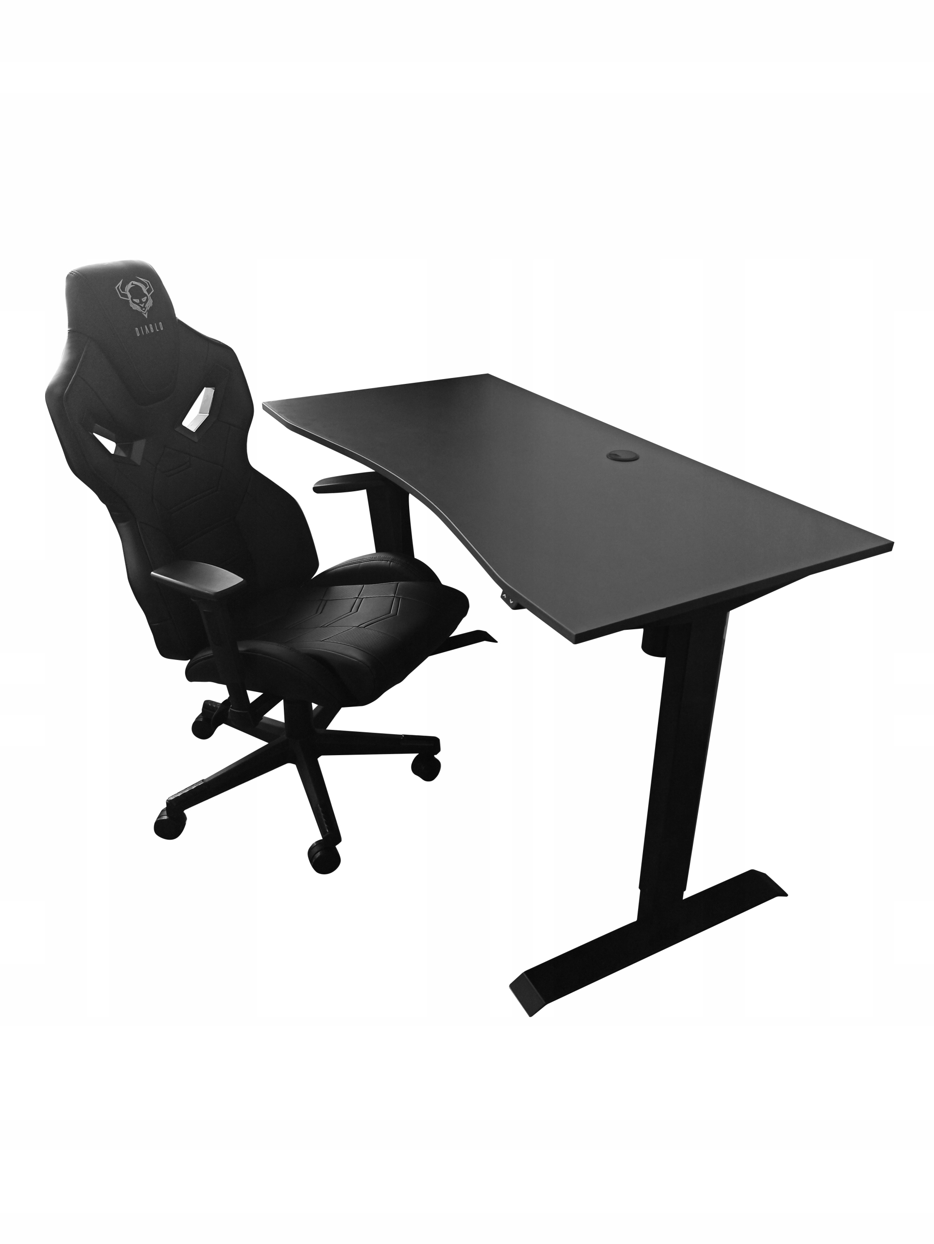 Biurko z regulacją wysokości Biurko regulowane Biurko elektryczne Kolor mebla grafit