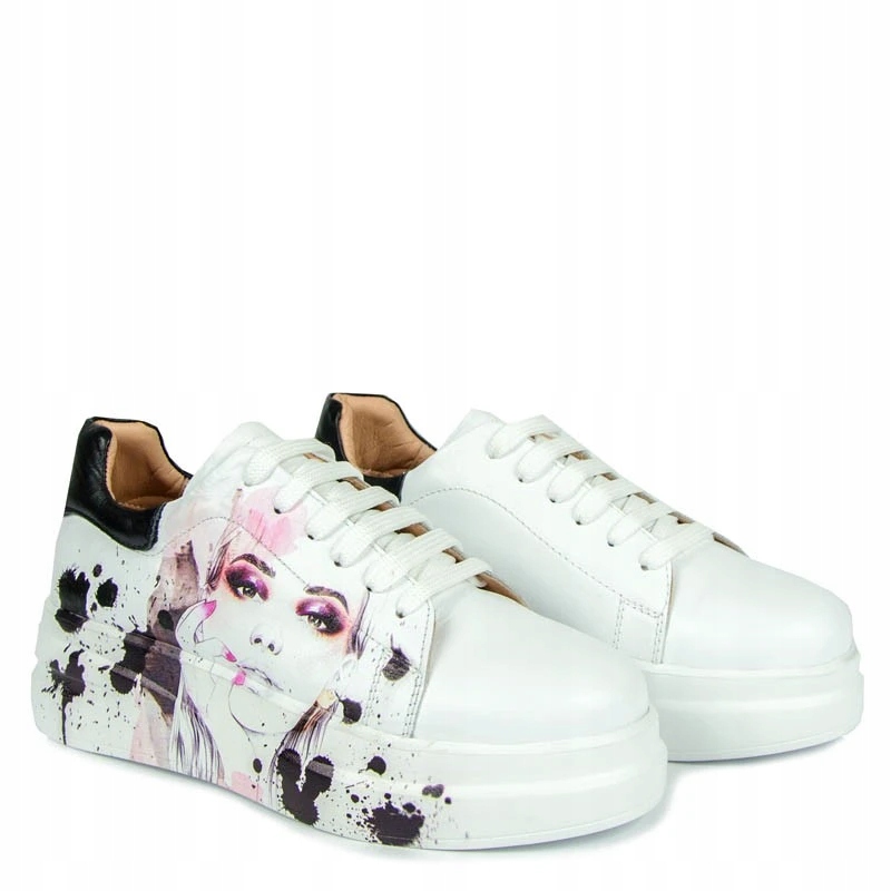 Boccato 044.997 Tenisky Adidasy Kůže Bílé 37