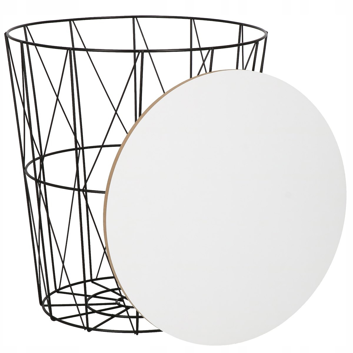 

Stół Kawowy Stolik Vintage Owalny Metalowy Loft