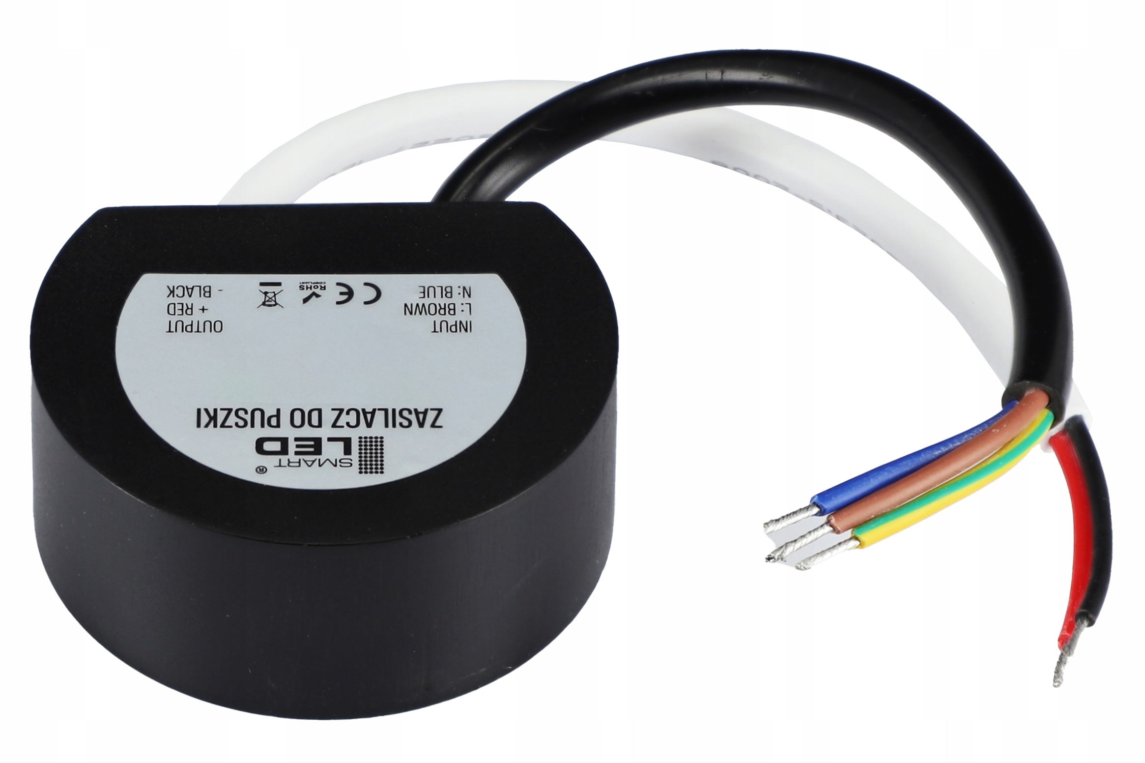 Zasilacz do taśm LED 12V 10W dopuszkowy do puszki Marka Smartled