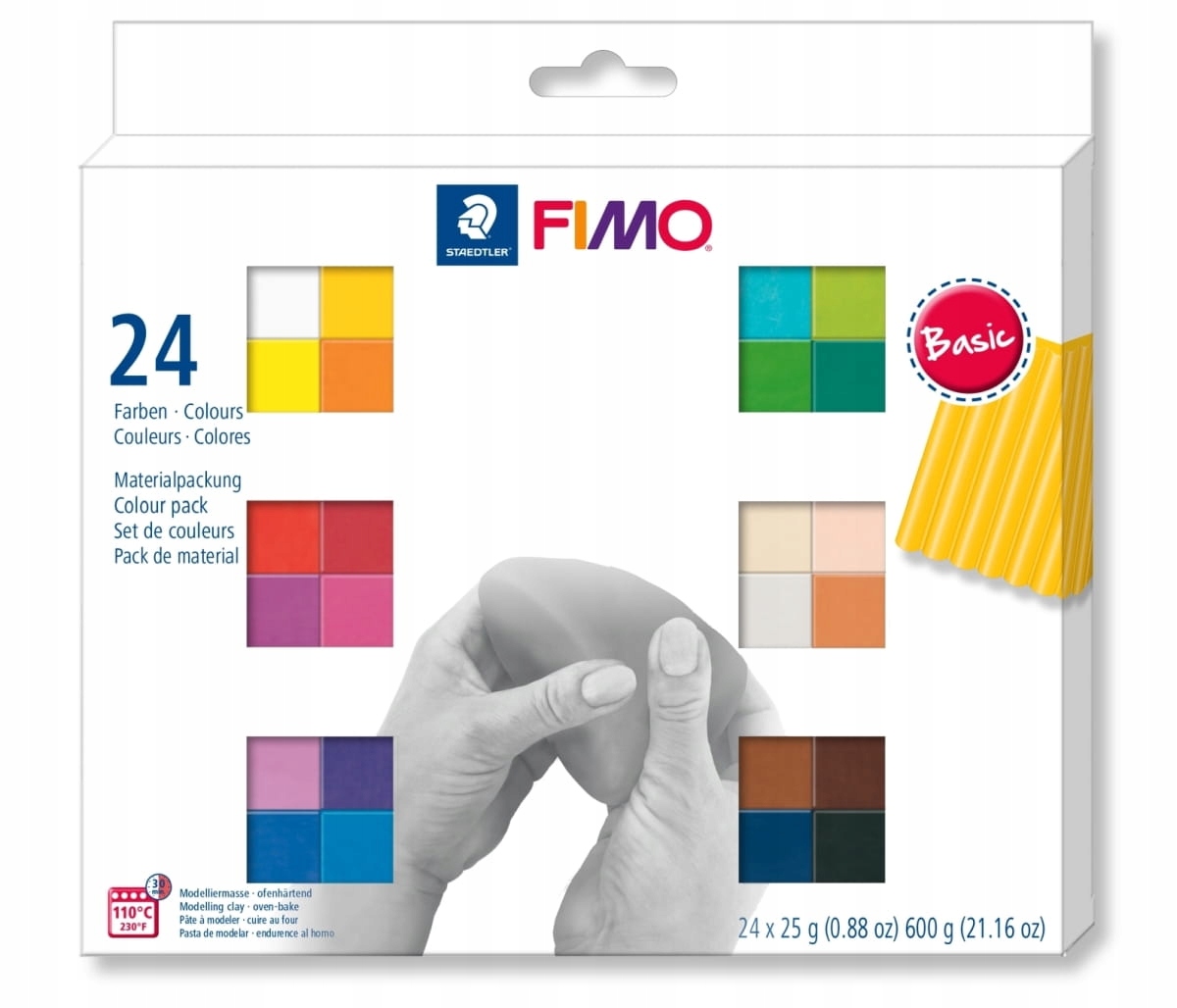Fimo Soft 24x25g barvy Basic