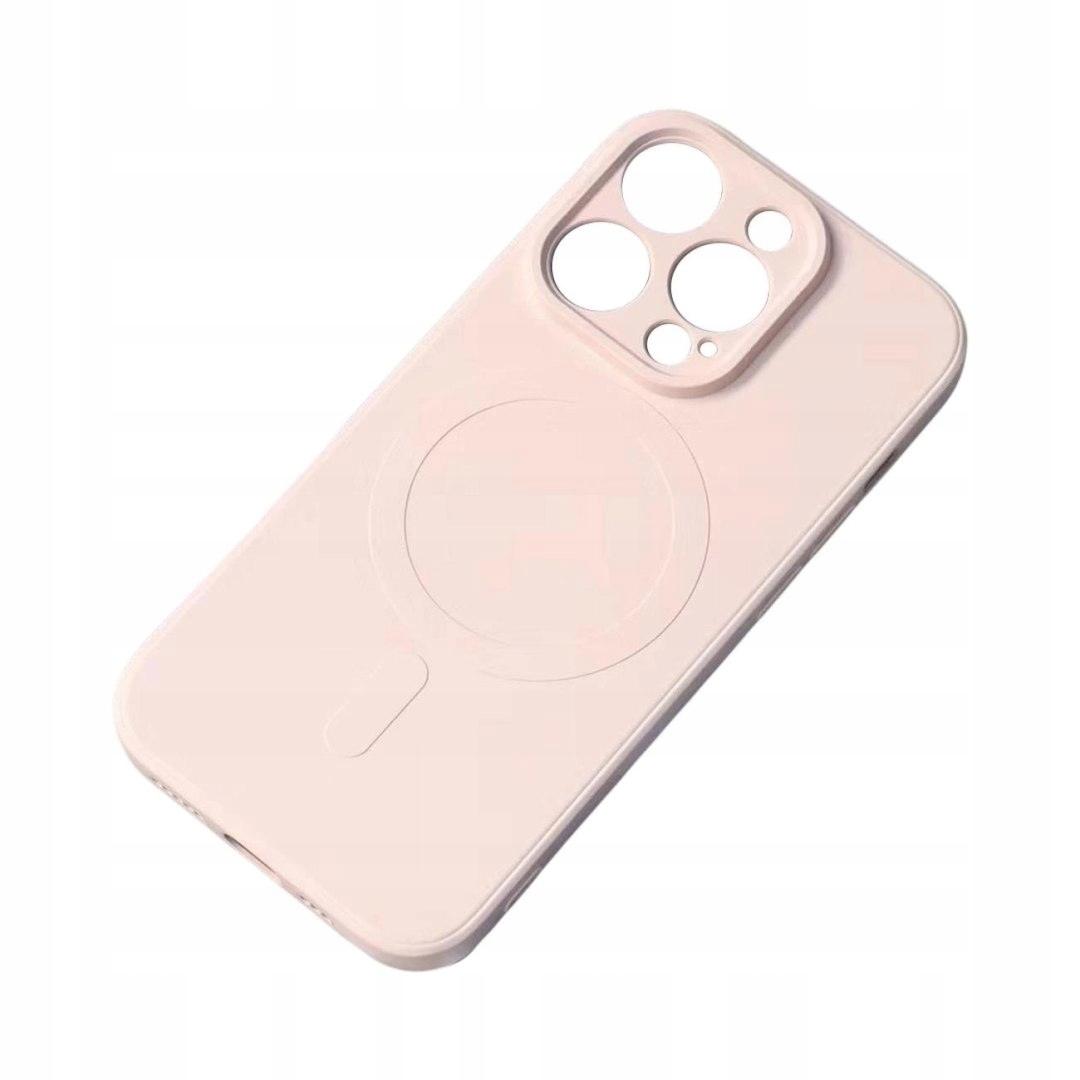 Etui silikonowe na Samsung Galaxy S25 Edge Silicone Case MagSafe różowe