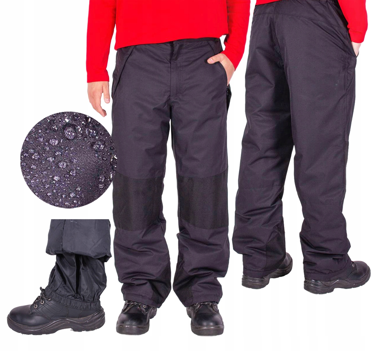 Spodnie narciarskie snowboard Męskie termiczne Firi czarne L