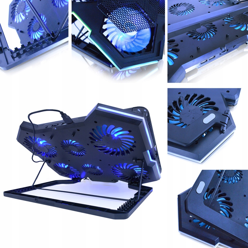 PODSTAWKA CHŁODZĄCA POD LAPTOPA 15,6-17' PODKŁADKA POD LAPTOP NA KOLANA USB Producent Aab cooling