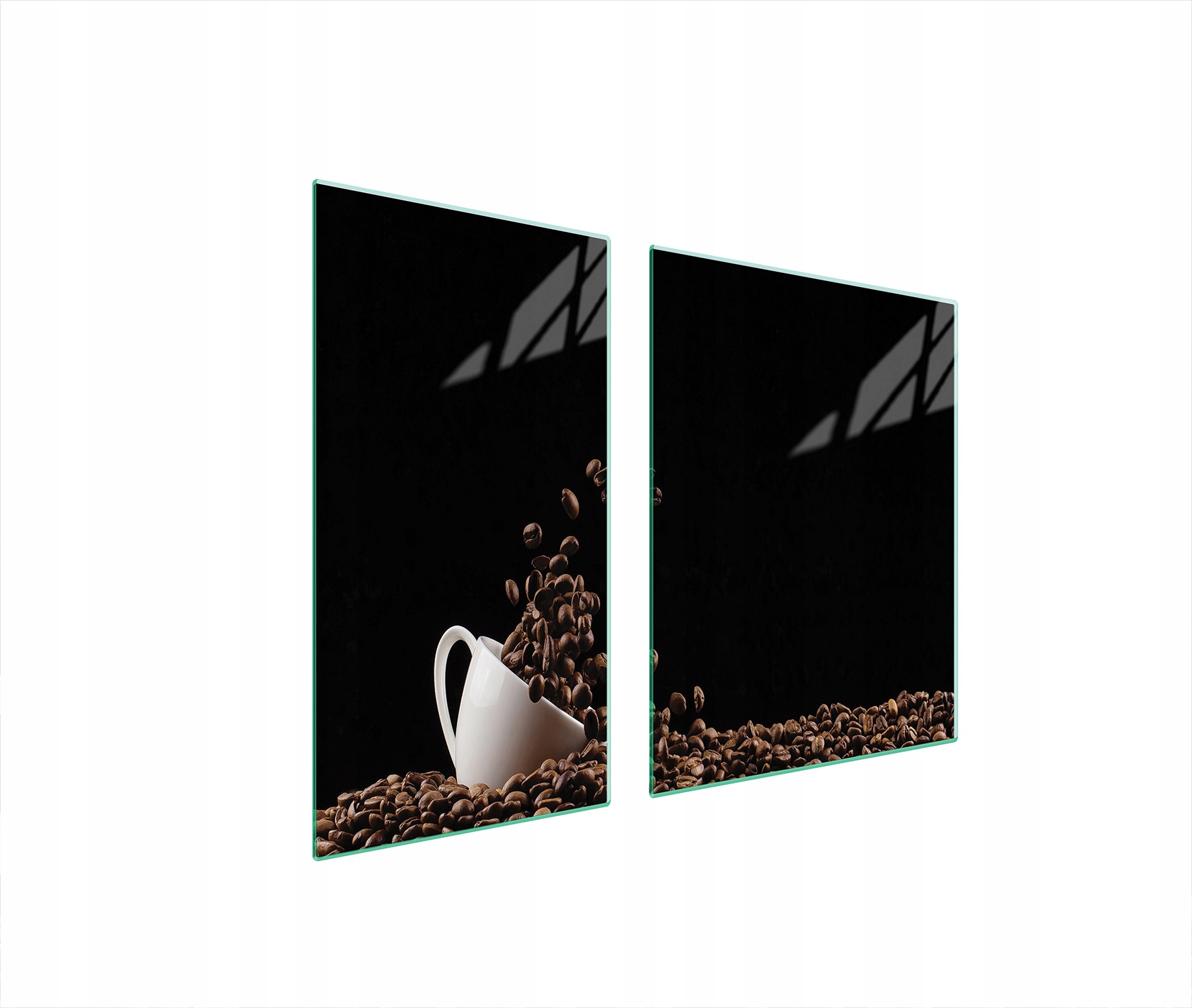 Ochranná Skleněná Deska Na Sporák 90x52 Káva Tvrzené Sklo