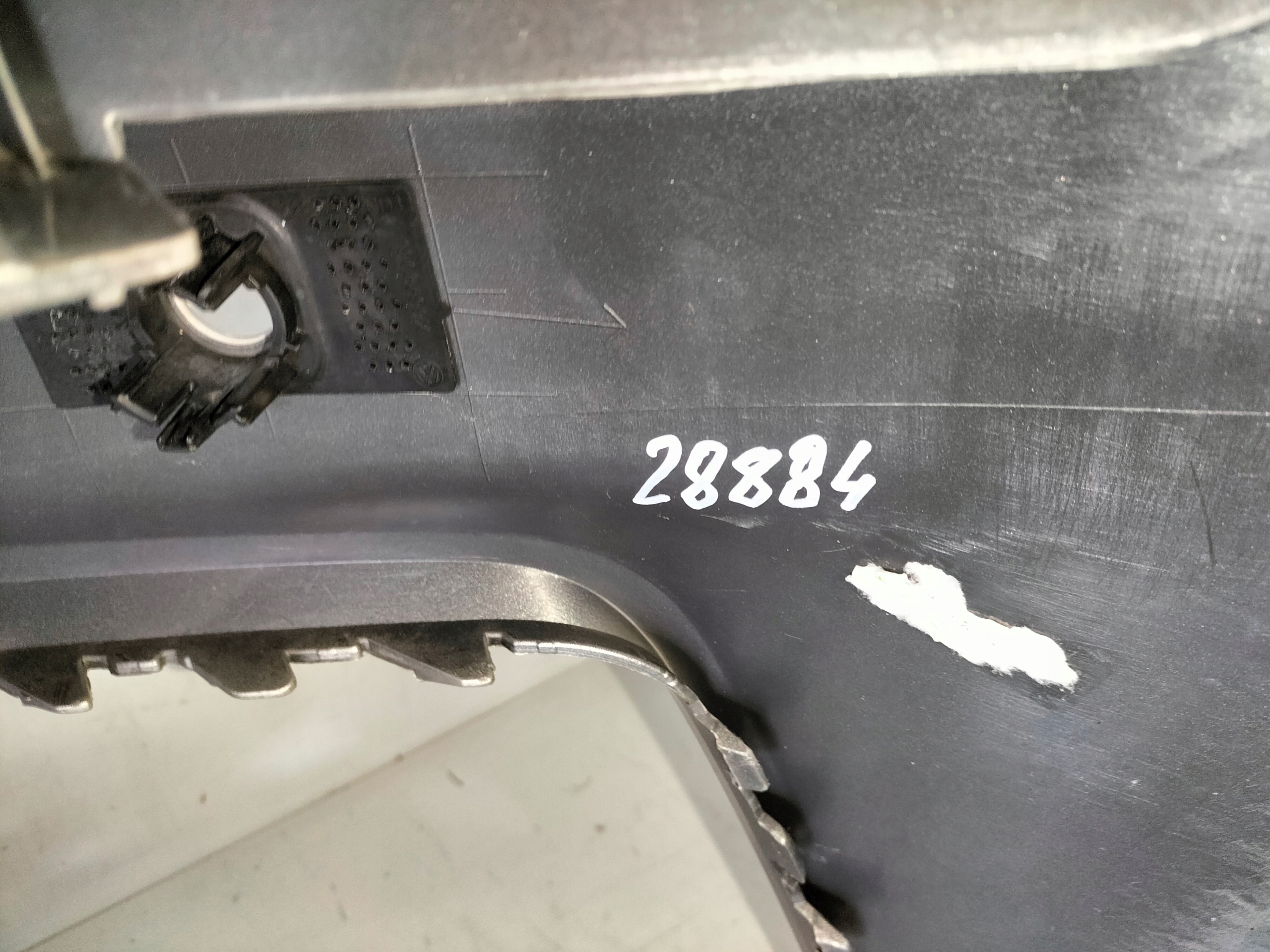 front bumper front VW POLO VI 2G 17