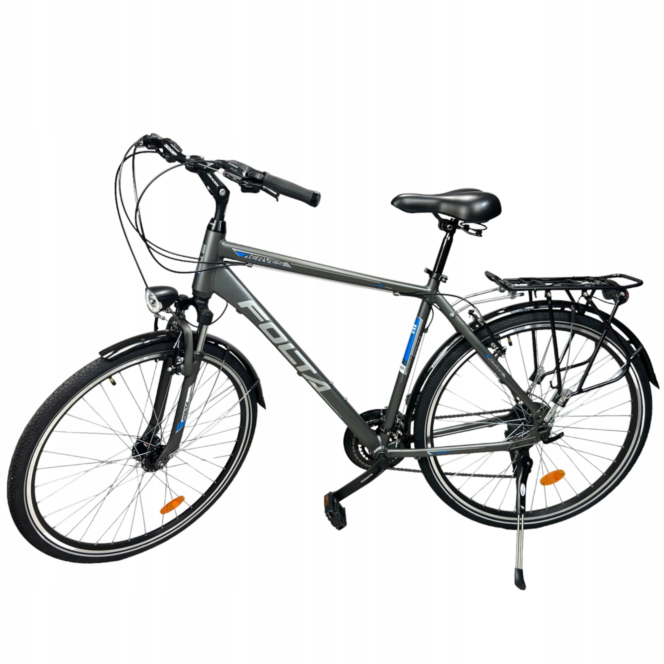 Rower Trekkingowy Folta Herves 28'' Osprzęt Shimano Grafit Mat