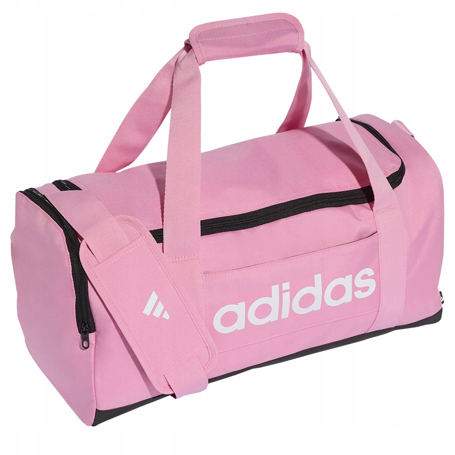 Dámská sportovní taška adidas Linear Duffle růžová přes rameno pro trénink