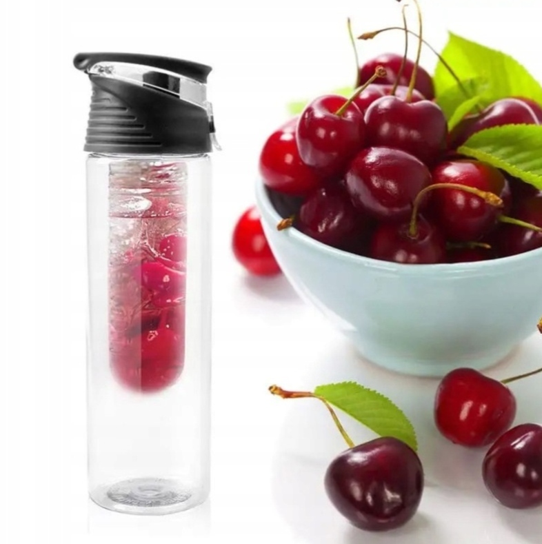 BIDON BUTELKA Z WKŁADEM NA OWOCE LÓD WODE BUTELKA BIDON 700ml Rodzaj bidon