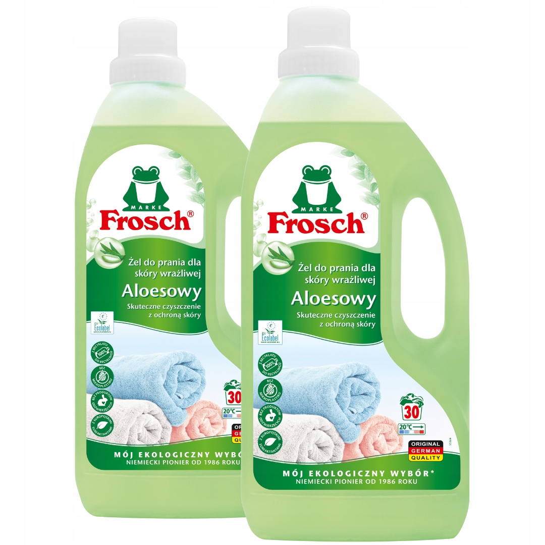 Levně Frosch Gel na praní tkanin Aloe 3L 60pr