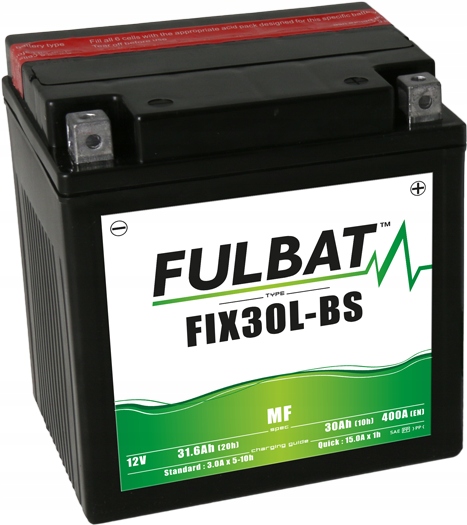 Акумулятор FULBAT FIX30L-BS YIX30L-BS 31.5 Ah 400A