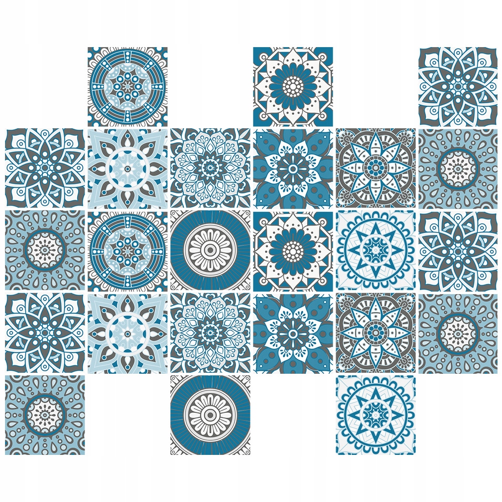 DEKORACJE DO NAKLEJEK DO DOMU 24 SZT Szerokość 110 mm