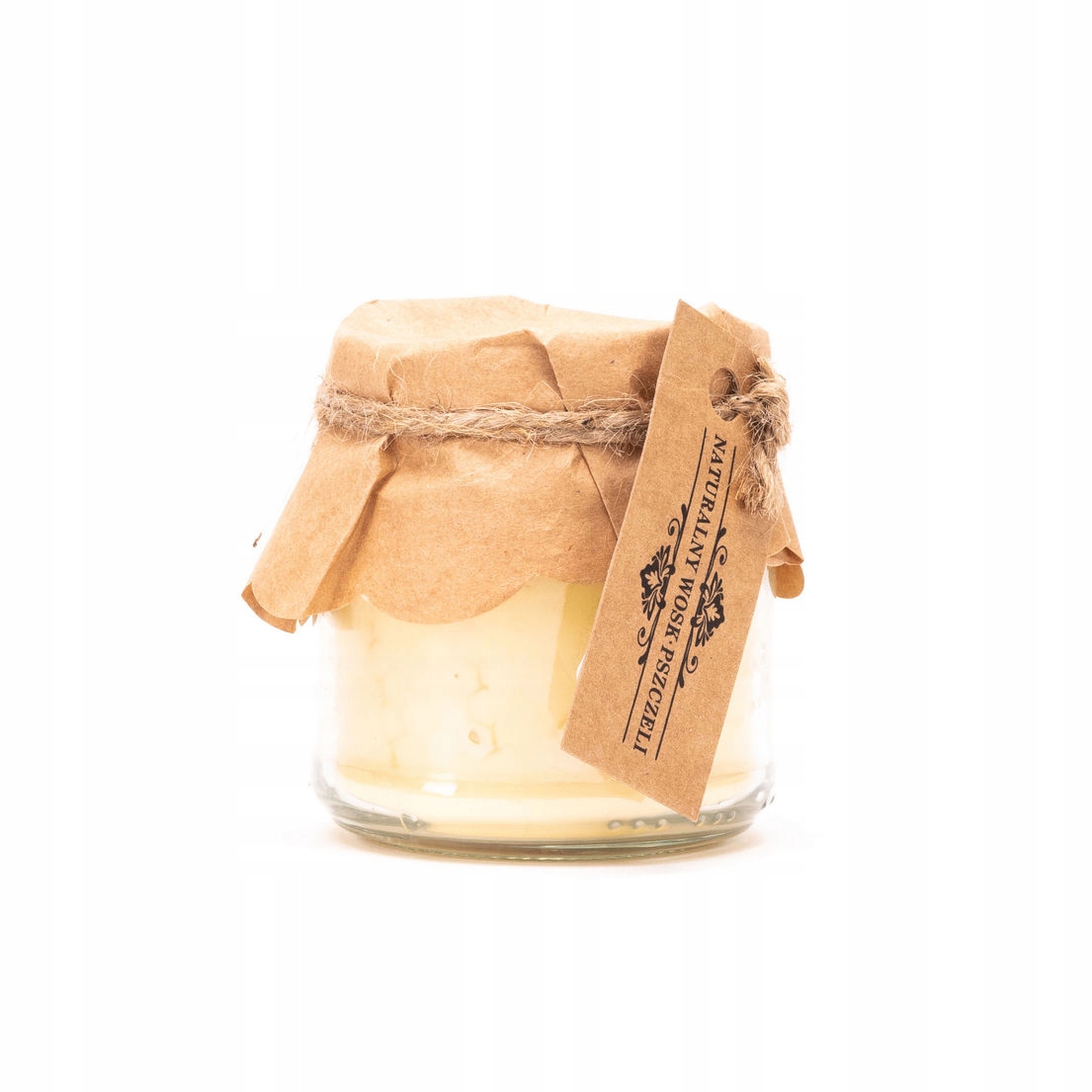 

Świeca z wosku pszczelego domowe przetwory z węzą