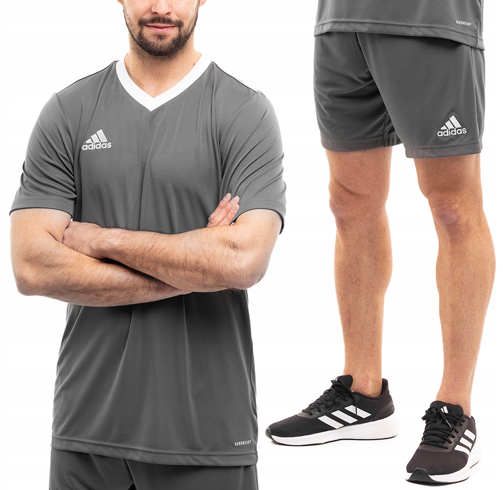 Sportovní oblečení adidas Entrada 22 Komplet Pánské tričko Kraťasy vel. M