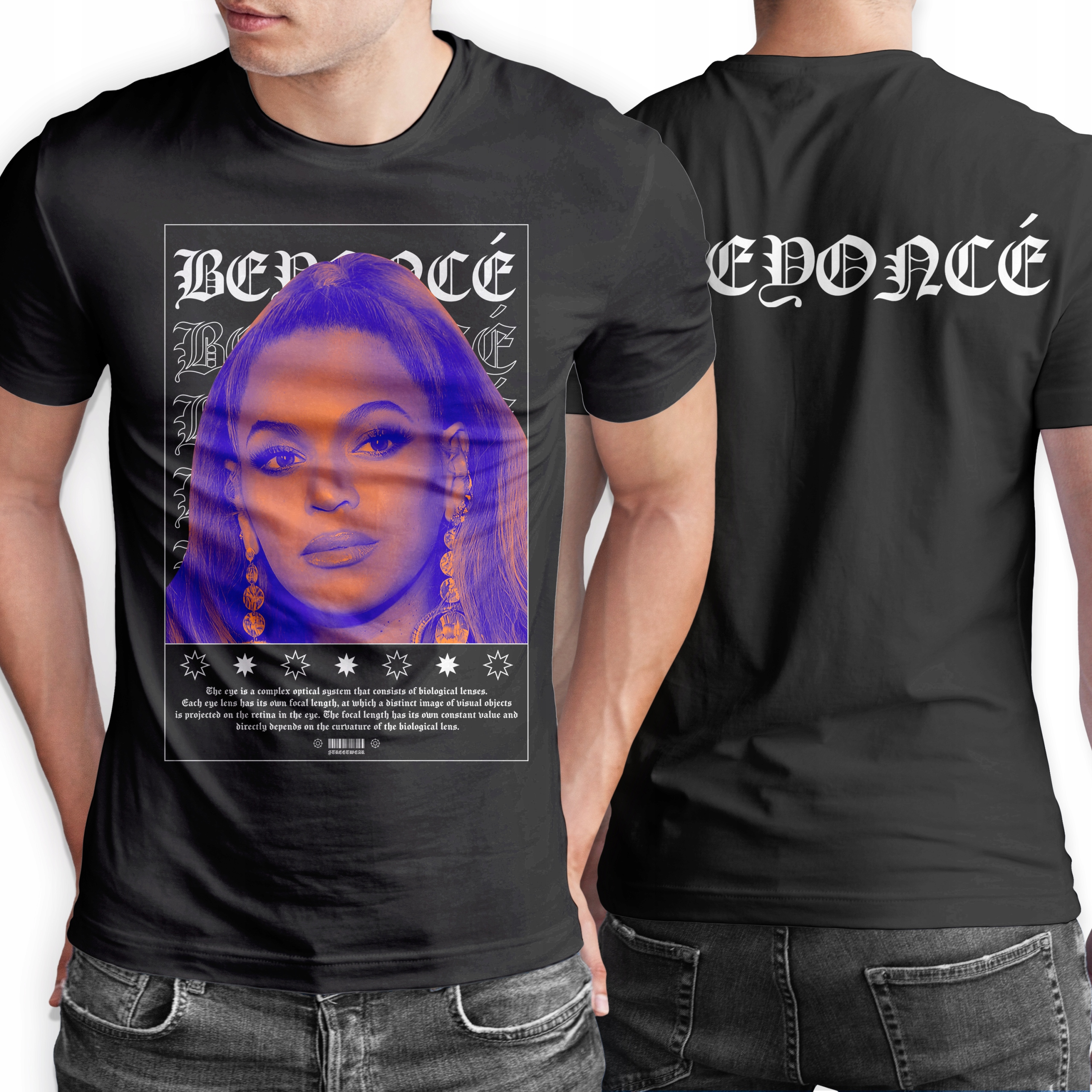 

Koszulka Męska Czarna T-Shirt Beyonce L