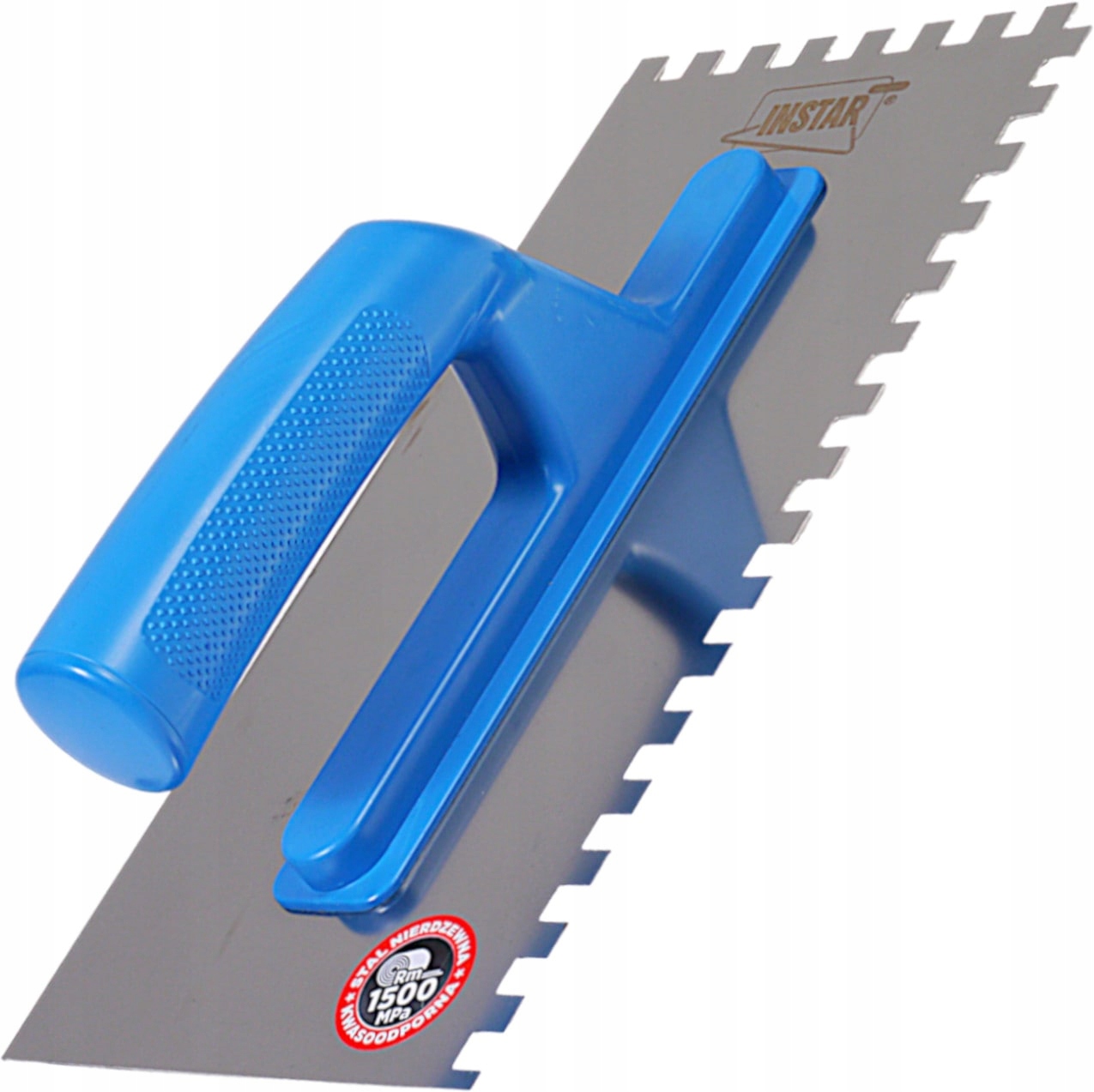 PACA NIERDZEWNA ZĘBATA 128x270 MM - ZĄB 6x6 MM UCHWYT POLSKI PRODUKT