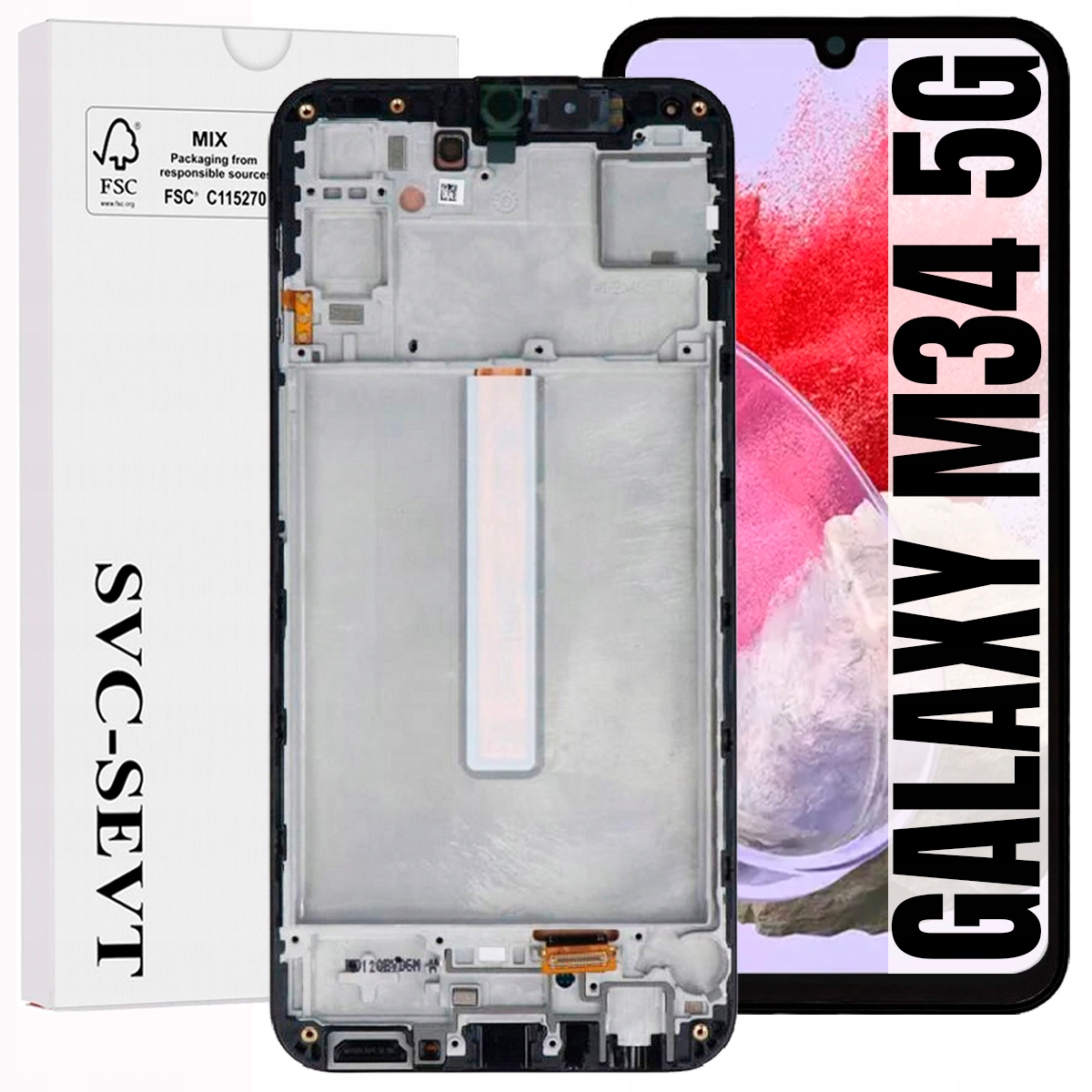 Displej Pro Samsung Galaxy M34 5G M346 Originální LCD Displej Rámeček