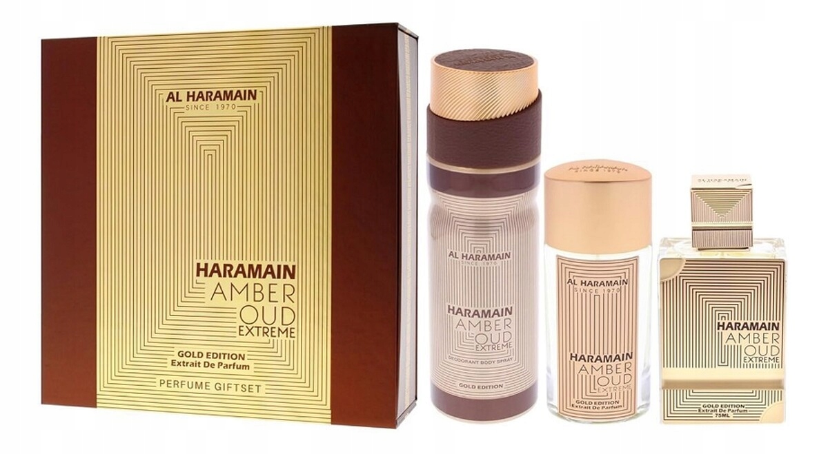 Al Haramain Amber Oud Gold Sada parfémový extrakt extrakt deodorant
