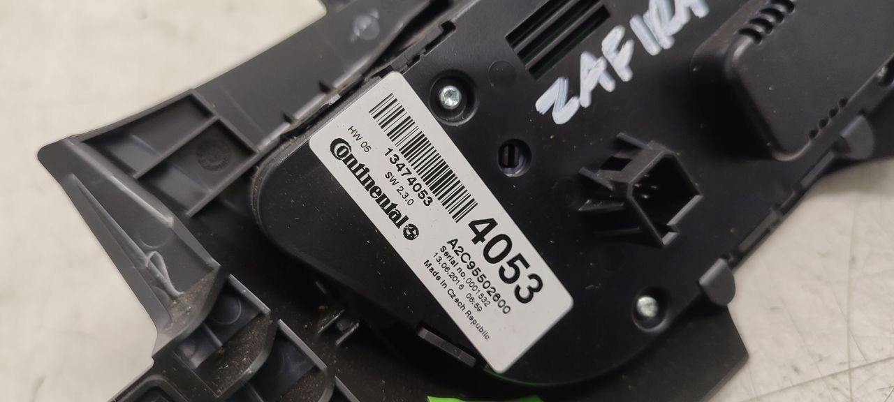 Unite commande clima Opel Zafira C 1,6 TB