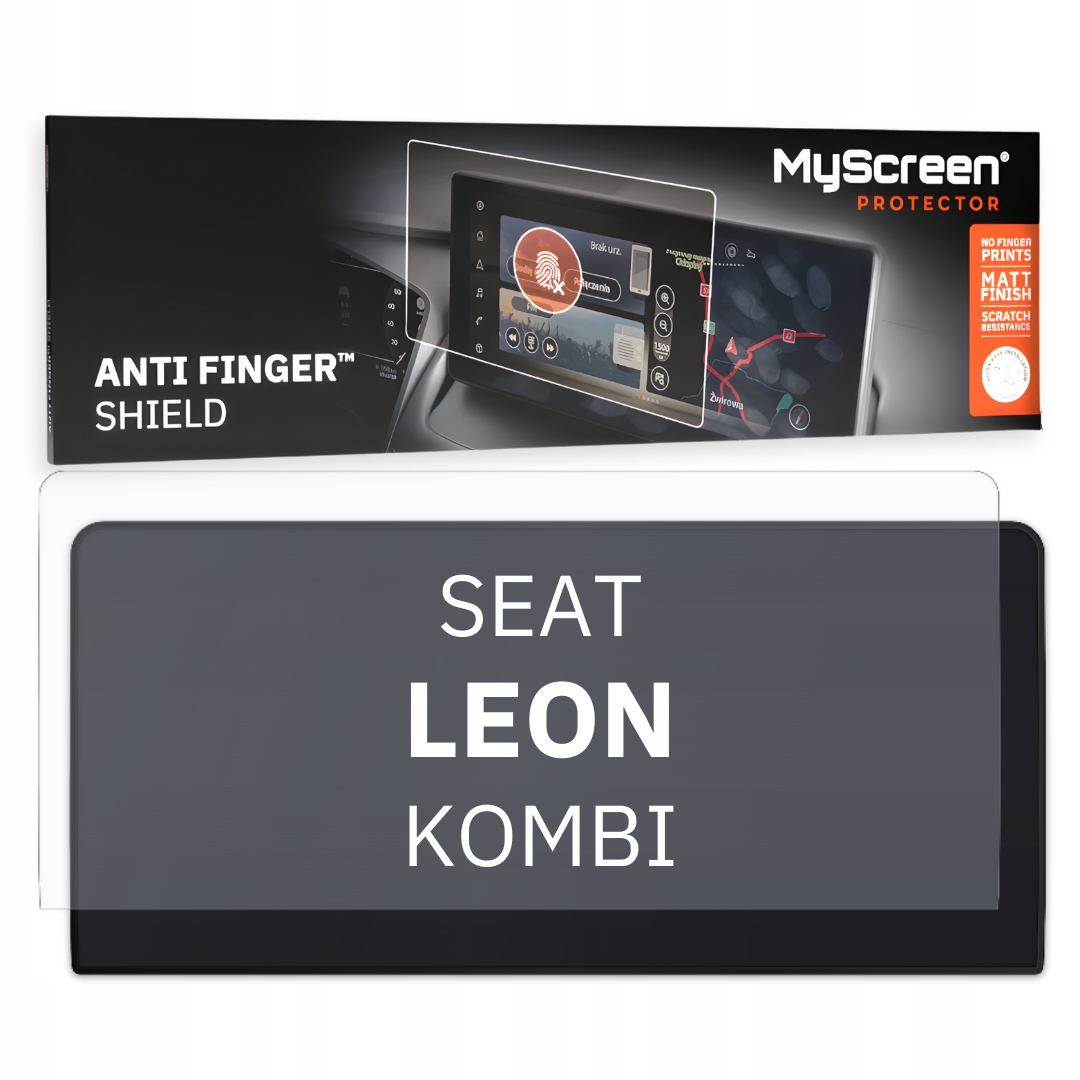 Matná fólie pro Seat Leon Kombi 2020 8,25" MyScreen s ochranou proti odlepování prstů