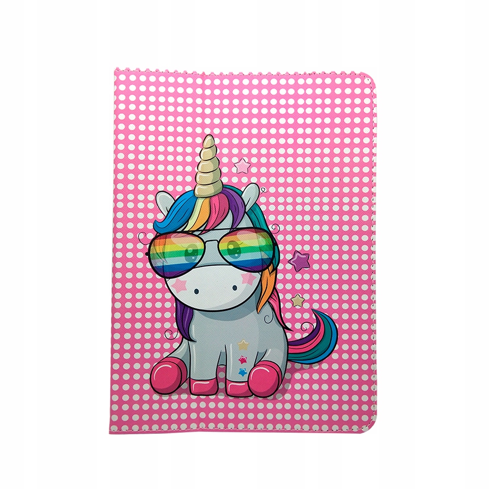 Uniwersalne etui do tabletów 9- 11''(L27 x W20 cm) Rainbow Unicorn Tfo
