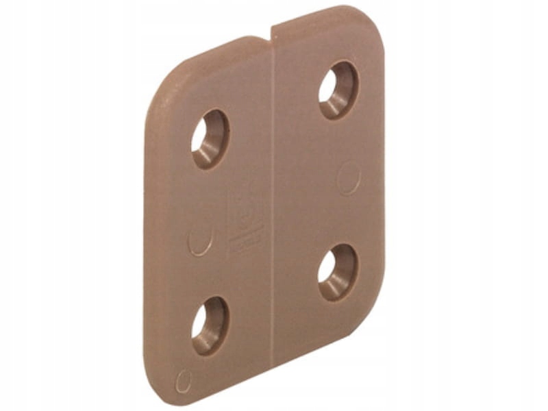 

Zawias meblowy plastikowy 40x40mm 1 sztuka brązowy