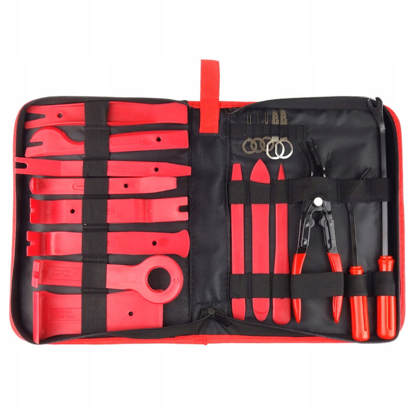 Zestaw ściągaczy do radia, tapicerki i spinek