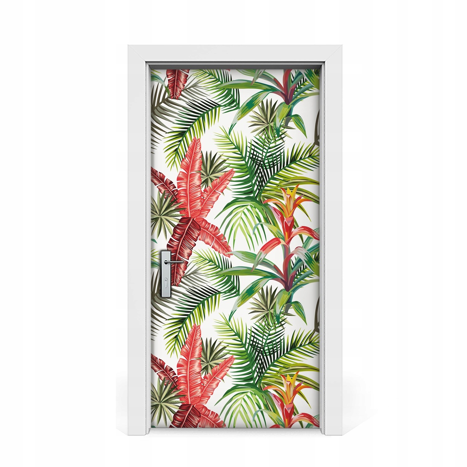 

Naklejka na drzwi Tropikalna dżungla 95x205