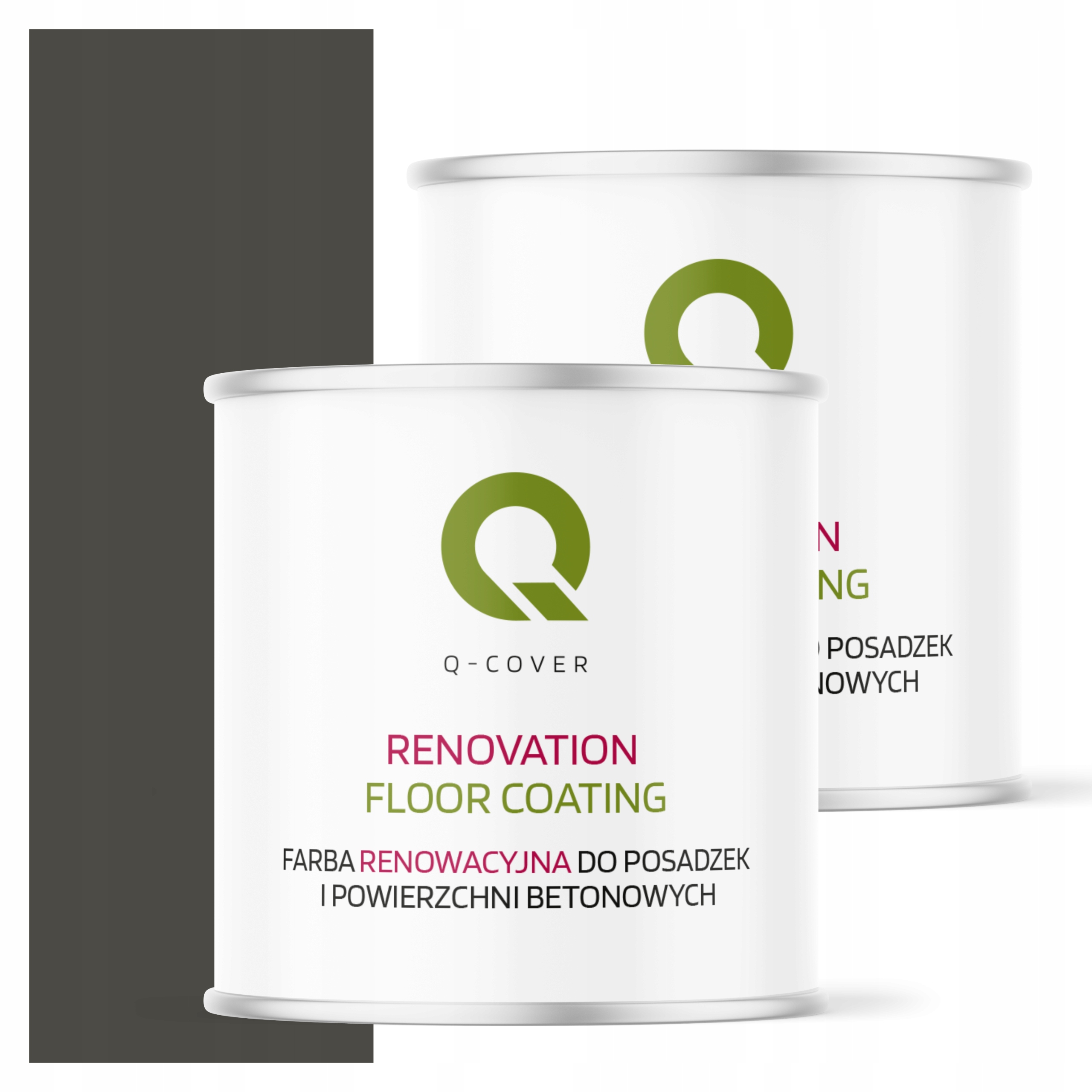 Ochranná farba na podlahy Renovačná šedá Tmavá RAL7022 Lesk 2,5L