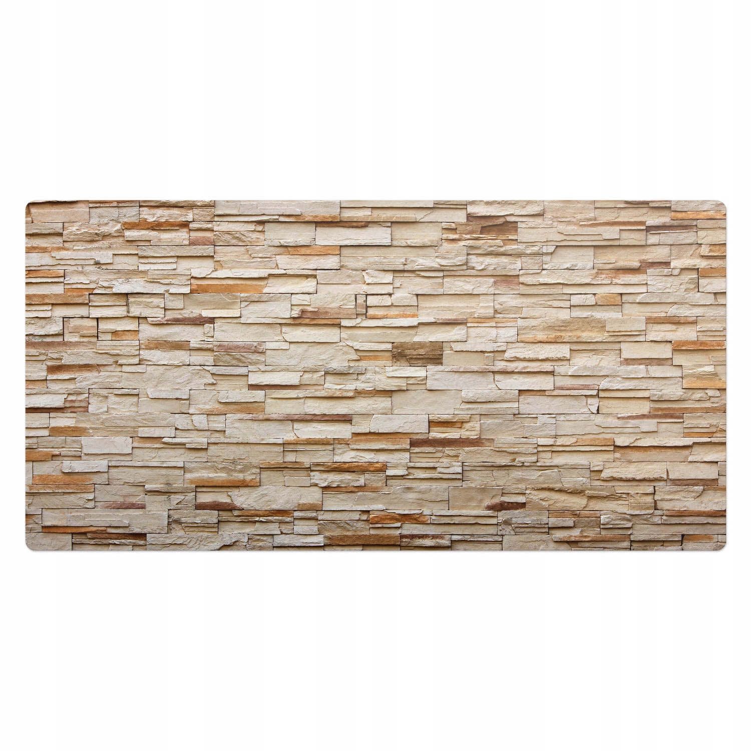 Podložka na psací stůl s grafikou pro domácnost i kancelář Motiv kamenné struktury 100 x 50 cm