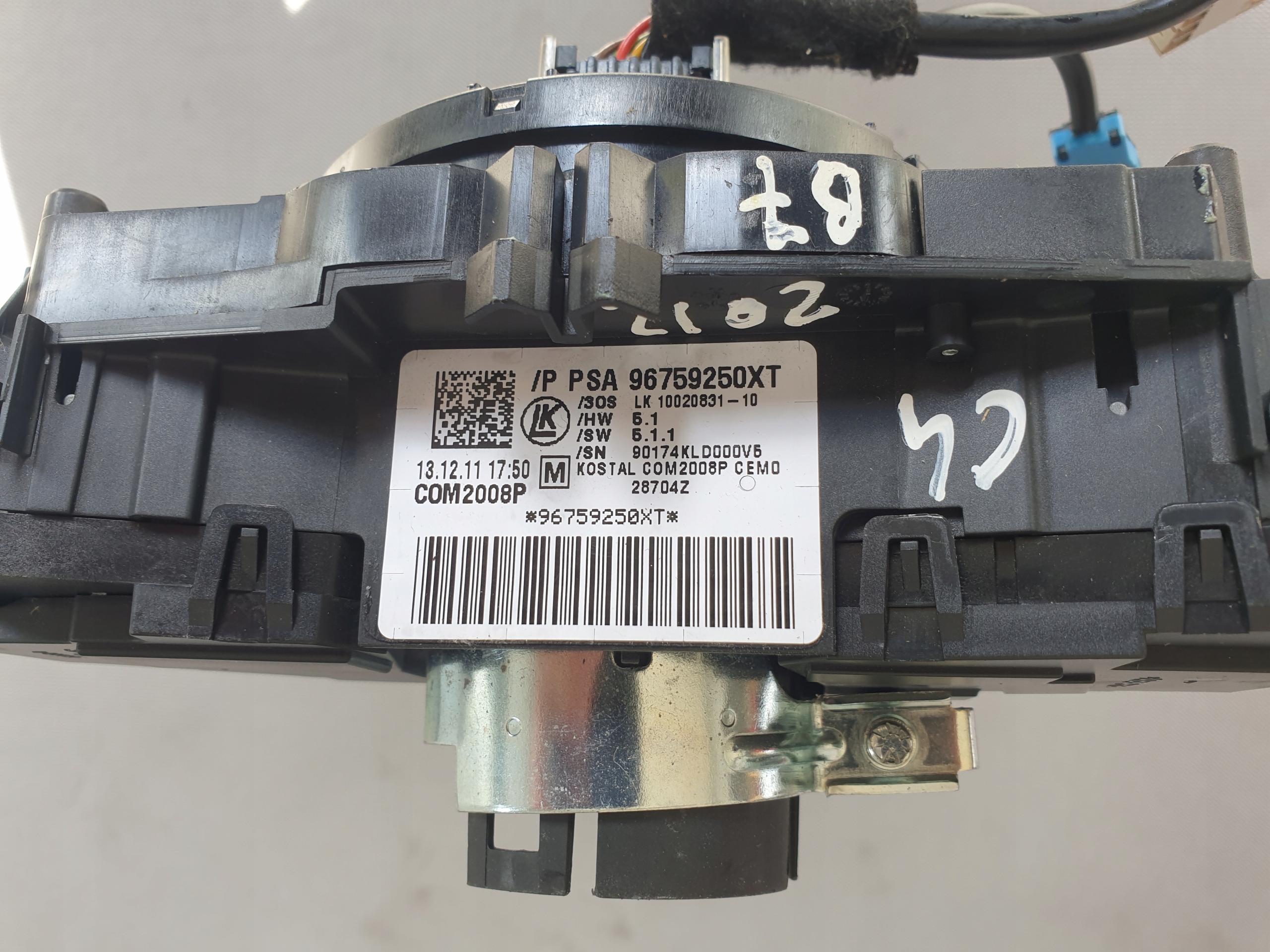 switch MANETKA CITROEN C4 B7 II 2010-16 96759250XT