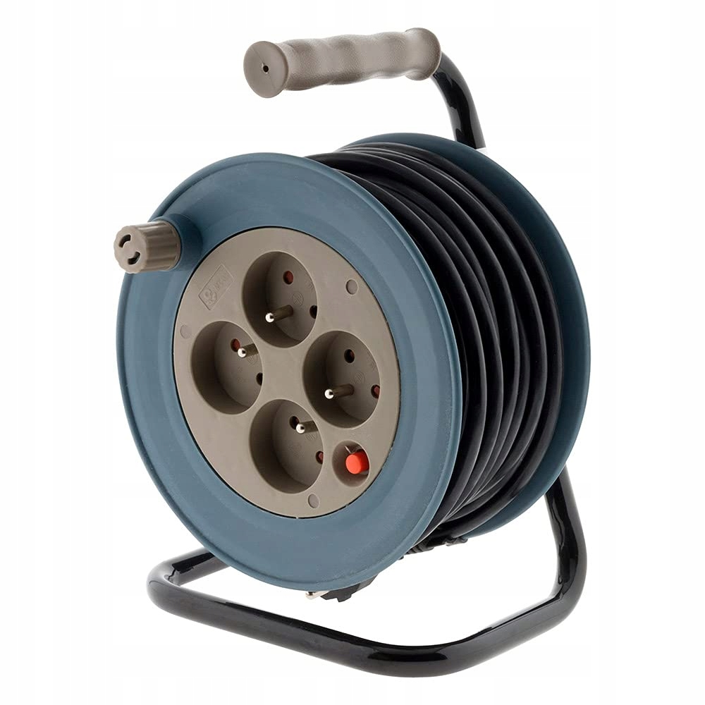 Zenitech ENROULEUR Przedłużacz Domowy 15m 3G1 mm² Taupe — miniatura 3
