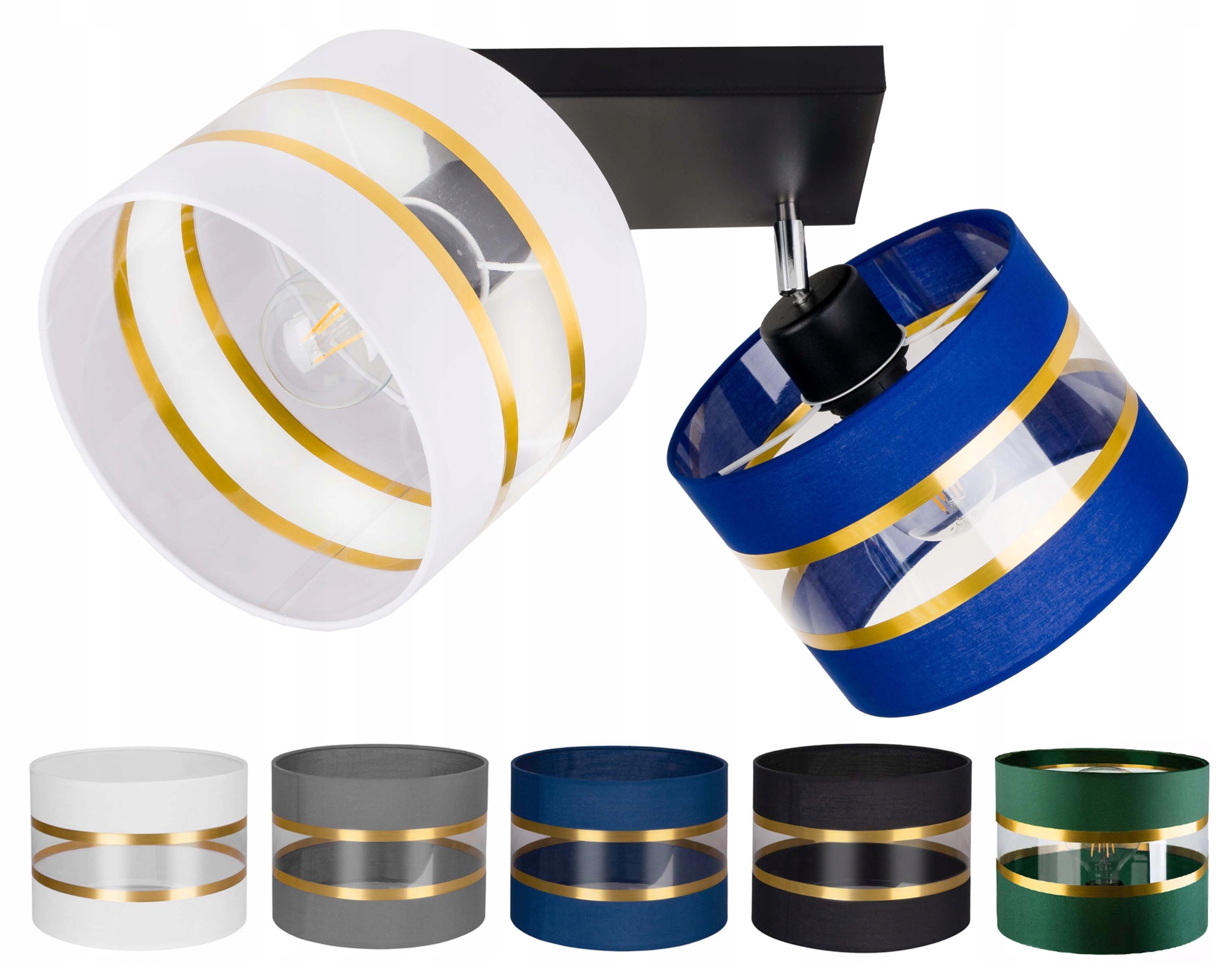 Lampa stropní svítidlo pohyblivý stropní lustr Abażur 20 cm