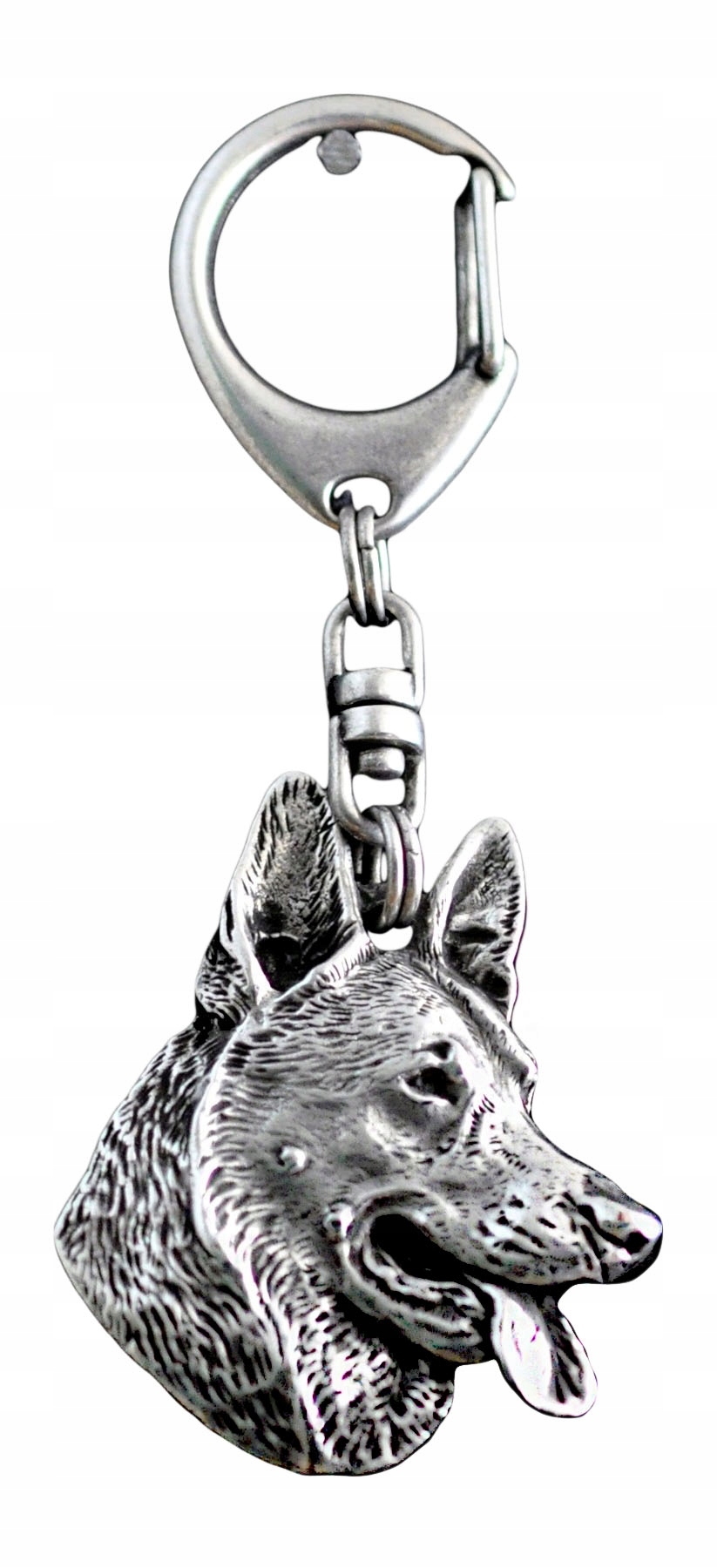 

Owczarek Niemiecki Posrebrzany brelok do kluczy