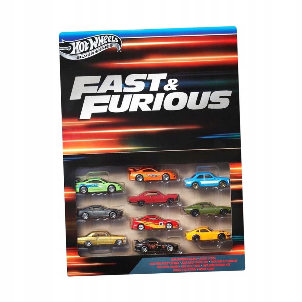 HOT WHEELS FAST&FURIOUS FAST AND FURIOUS НАБОР 10 ПАКЕТОВ - Vroda