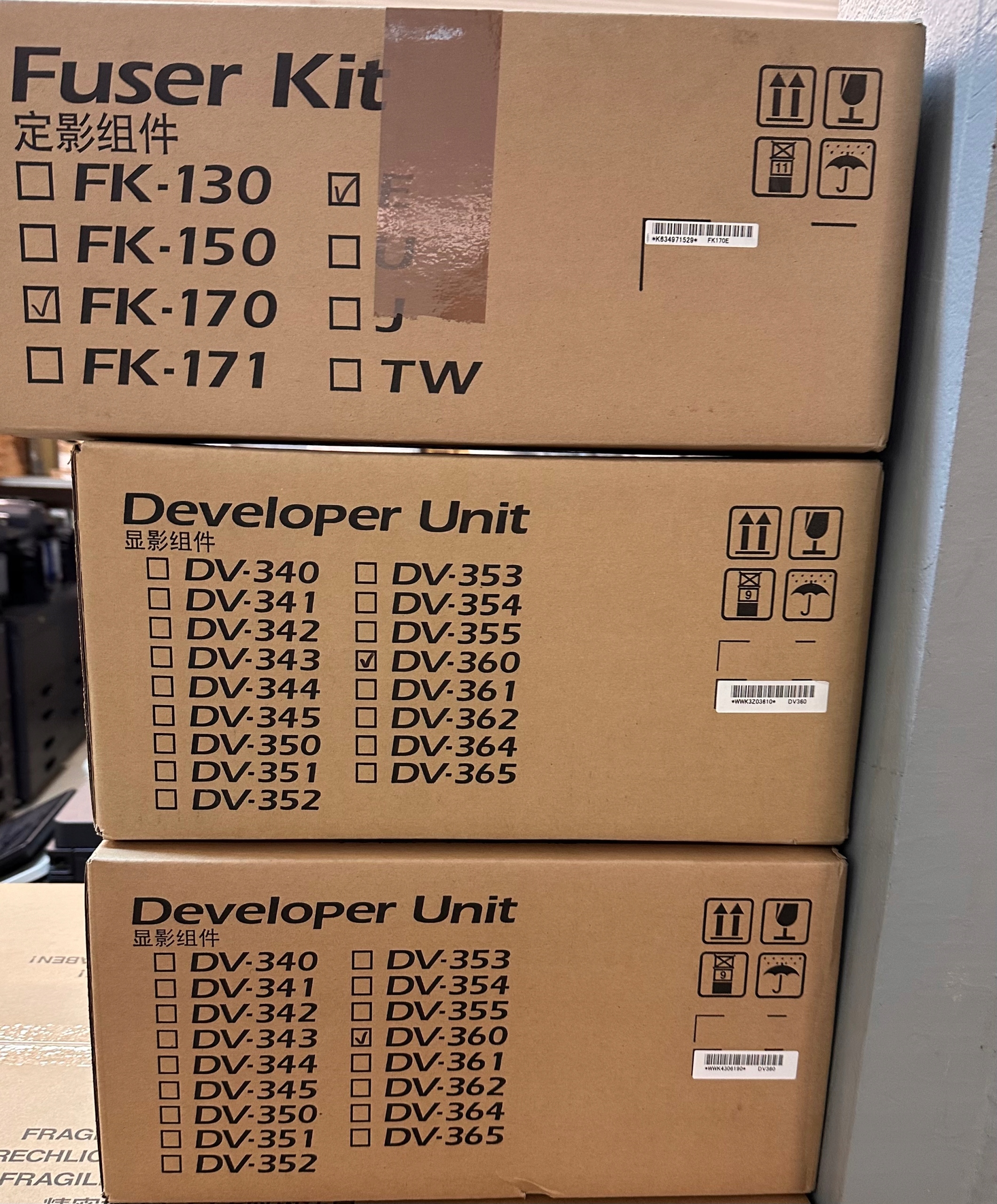 Vývojář Originální Kyocera DV-360 pro FS-4020 600k DV360