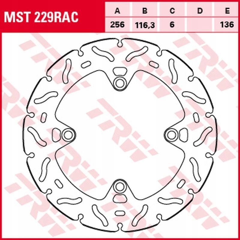 Trw Lucas Zf Brzdový Kotúč Zadný Honda Crf 1000/1100L Africa Twin '15-, (2
