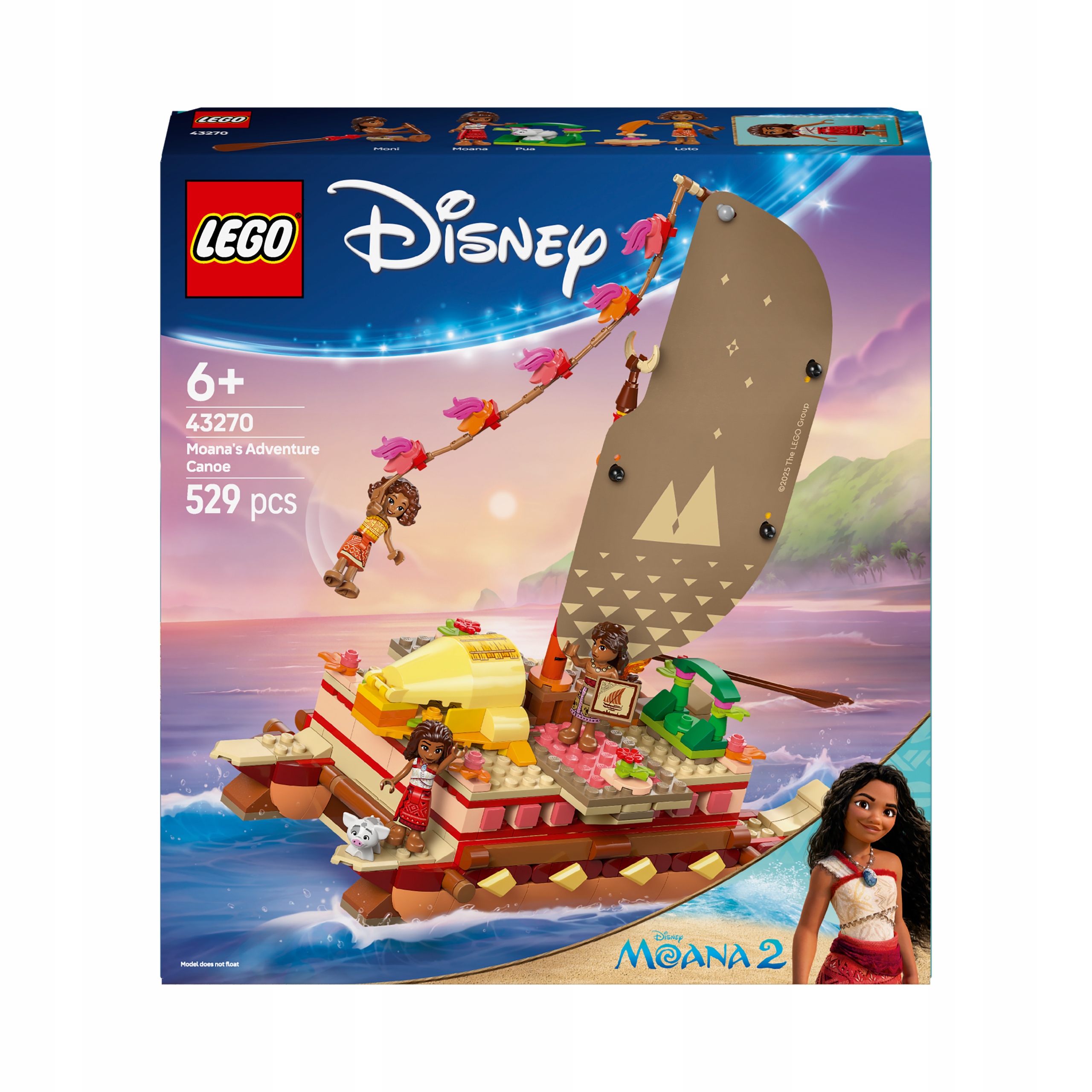 Lego Disney Kajakowa przygoda Vaiany 43270