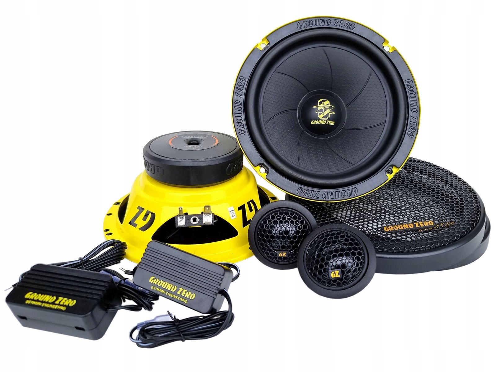 Automobilové reproduktory Systém výhybky 165 mm Ground Zero Gzic 165.2SPL
