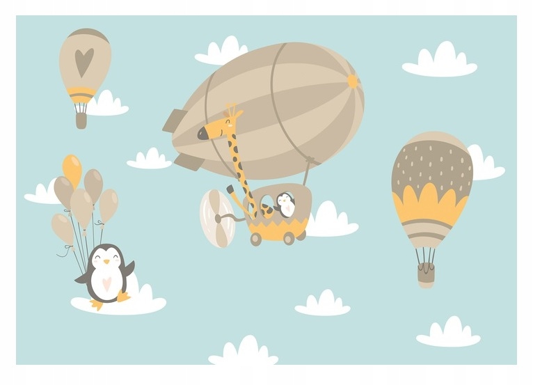 Fototapeta pro děti Skandinávské Mraky 254x184