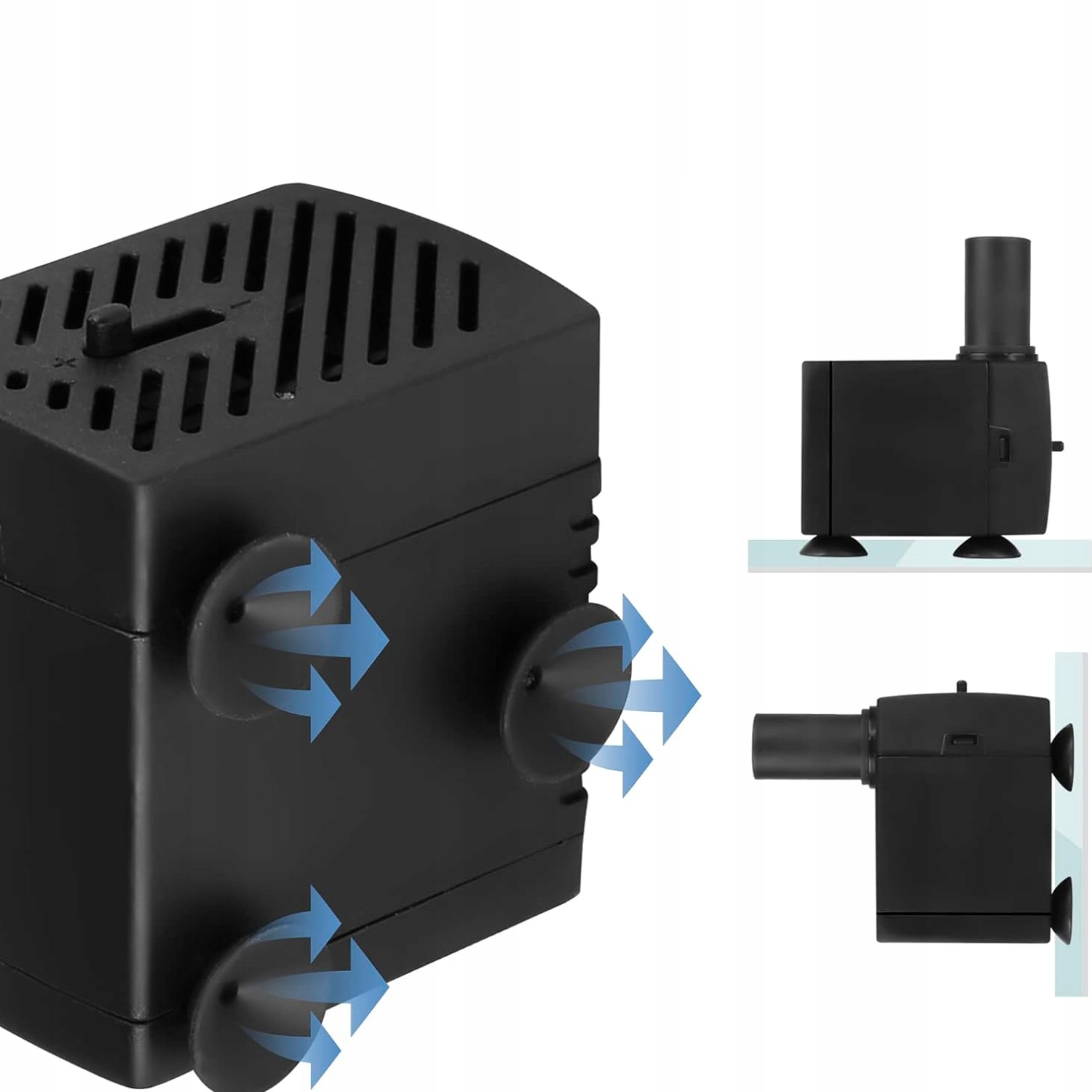 POMPKA LED DO FONTANNY OCZKA WODNEGO OGRODOWA + PANEL SOLARNY + 2 DYSZ Moc 5 W