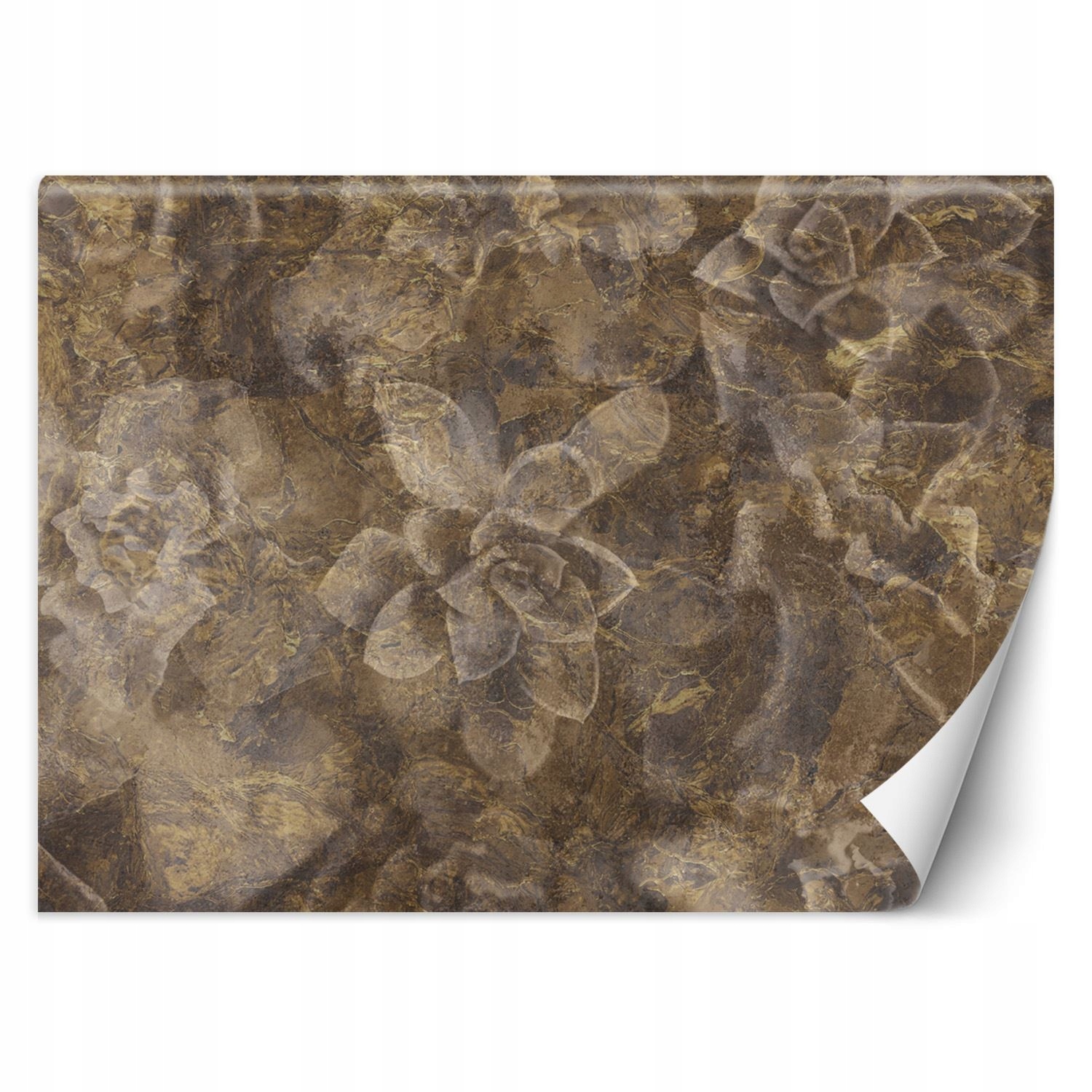 Fototapeta Květiny ve zlatě 200x140