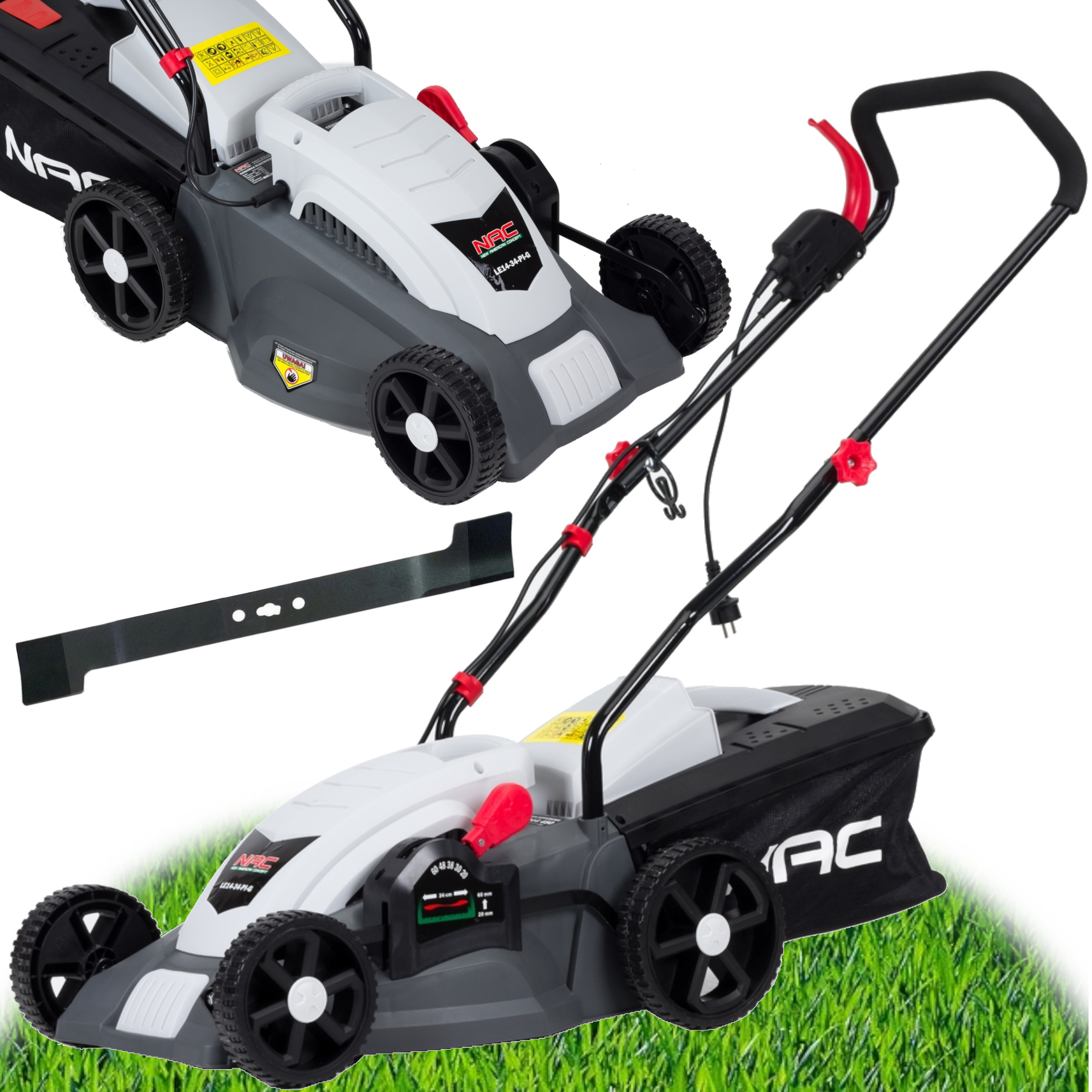 

Kosiarka Nac LE14-34-PI-G 1400W Indukcyjny 34cm