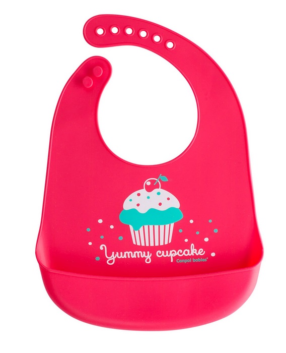 

Canpol śliniak silikonowy z kieszonką