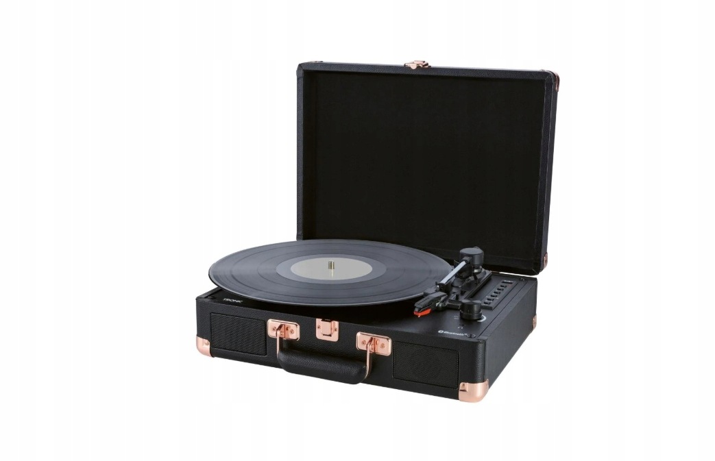 Gramofon Bluetooth a Usb Tronic Montovaný v pouzdře Gramofon s kufříkem